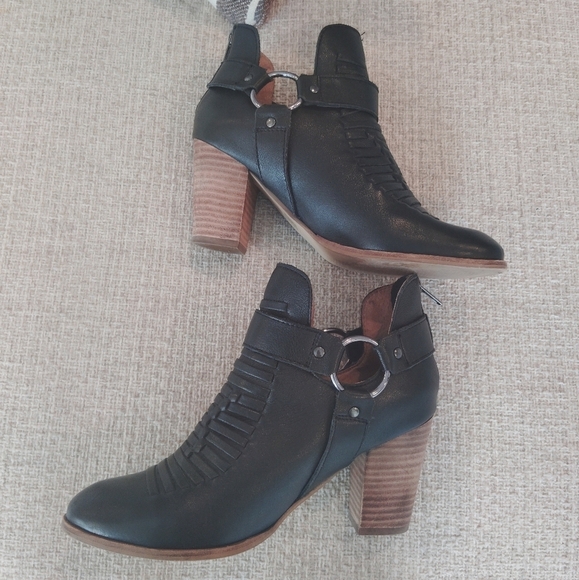 Seychelles Impossible boots -black leather Ankle boots - Picture 5 of 6